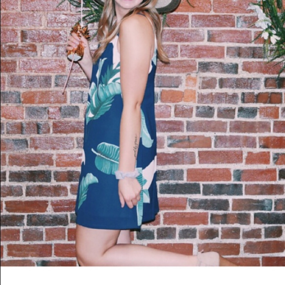 Palm Leaf Dress